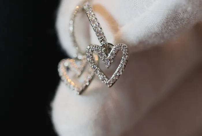 Lab Diamonds London Earrings Diamond Heart Earrings Heart Earrings Womens Earrings