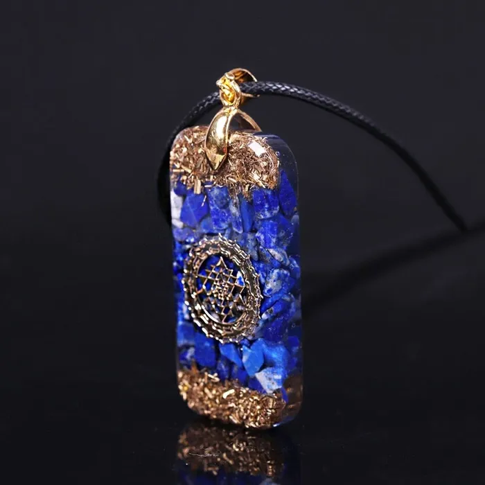 My Zen Temple Necklaces Lapis Lazuli Orgone Necklace