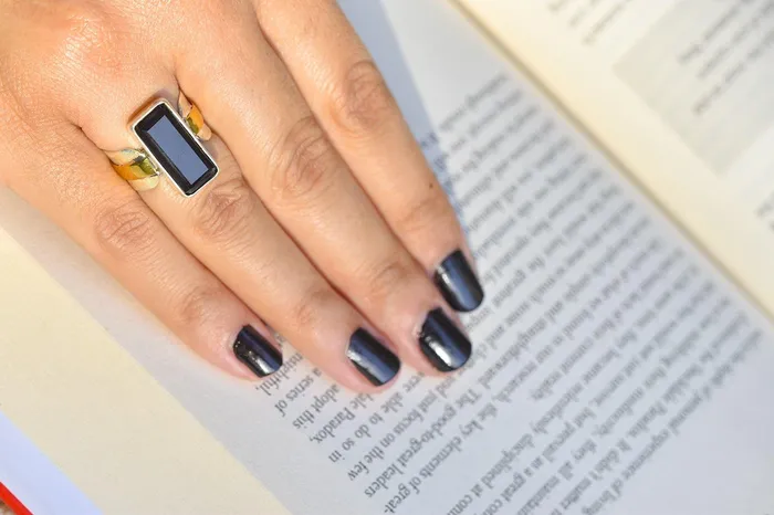 YoTreasure Black Onyx Solid 925 Sterling Silver Brass Statement Ring Genuine Gemstone Jewelry Rings YoTreasure Black Onyx Solid 925 Sterling Silver Brass Statement Ring Genuine Gemstone Jewelry Rings